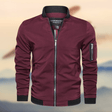 Bomberjack Heren Slim Fit Staande Kraag