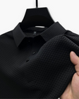 Structuur Poloshirt Heren Casual Korte Mouw