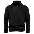 Fleece Trui Heren Kwart Zip Opstaande Kraag