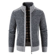 Gebreid Vest Heren Opstaande Kraag Fleece Voering