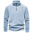 Fleece Trui Heren Kwart Zip Opstaande Kraag
