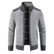 Gebreid Vest Heren Opstaande Kraag Fleece Voering