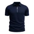 Poloshirt Heren Ritskraag Slim Fit Korte Mouw