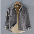 Corduroy Overshirt Heren Fleece Voering