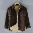 Corduroy Overshirt Heren Fleece Voering