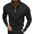 Sweater Heren Halve Rits Opstaande Kraag