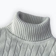 Kabelgebreide Coltrui Heren Klassiek Slim Fit