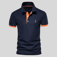 Poloshirt Heren Slim Fit Contrastdetails