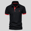 Poloshirt Heren Slim Fit Contrastdetails