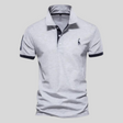 Poloshirt Heren Slim Fit Contrastdetails