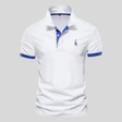Poloshirt Heren Slim Fit Contrastdetails