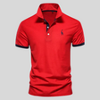 Poloshirt Heren Slim Fit Contrastdetails