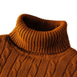 Kabelgebreide Coltrui Heren Klassiek Slim Fit