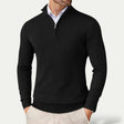 Kasjmieren Trui Heren Halve Rits Slim Fit