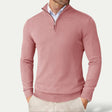 Kasjmieren Trui Heren Halve Rits Slim Fit
