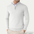 Kasjmieren Trui Heren Halve Rits Slim Fit
