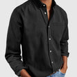 Denim Overhemd Heren Casual Borstzak