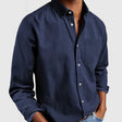 Denim Overhemd Heren Casual Borstzak