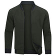 Gebreid Vest Heren Bomber Structuur Ritssluiting