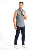 Lichtgewicht overhemd met korte revers Heren