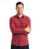 Katoenen overhemd met button-down kraag Heren