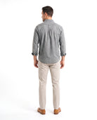 Denim overhemd met borstzakken Heren