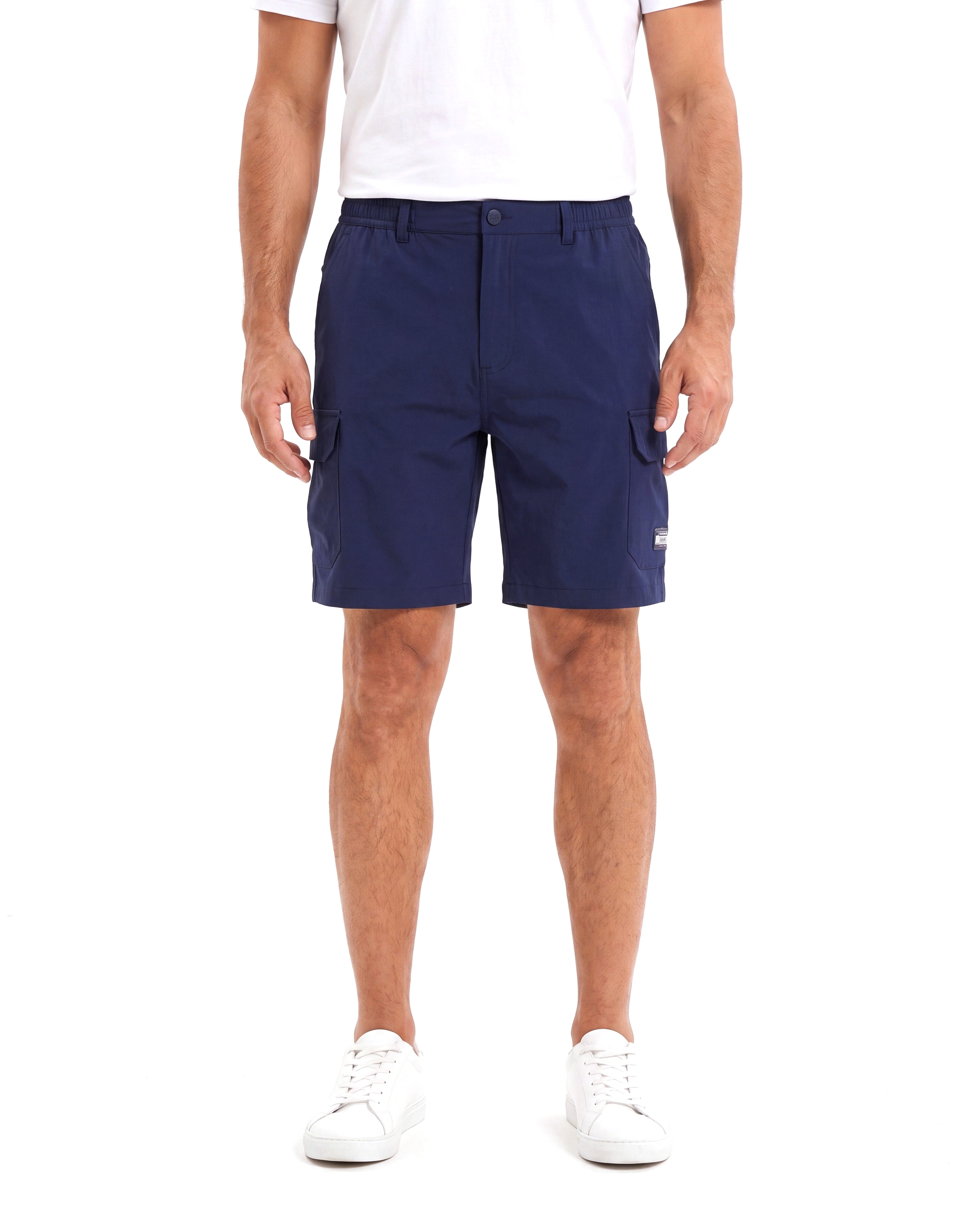 Sneldrogende cargo short met zakdetails Heren
