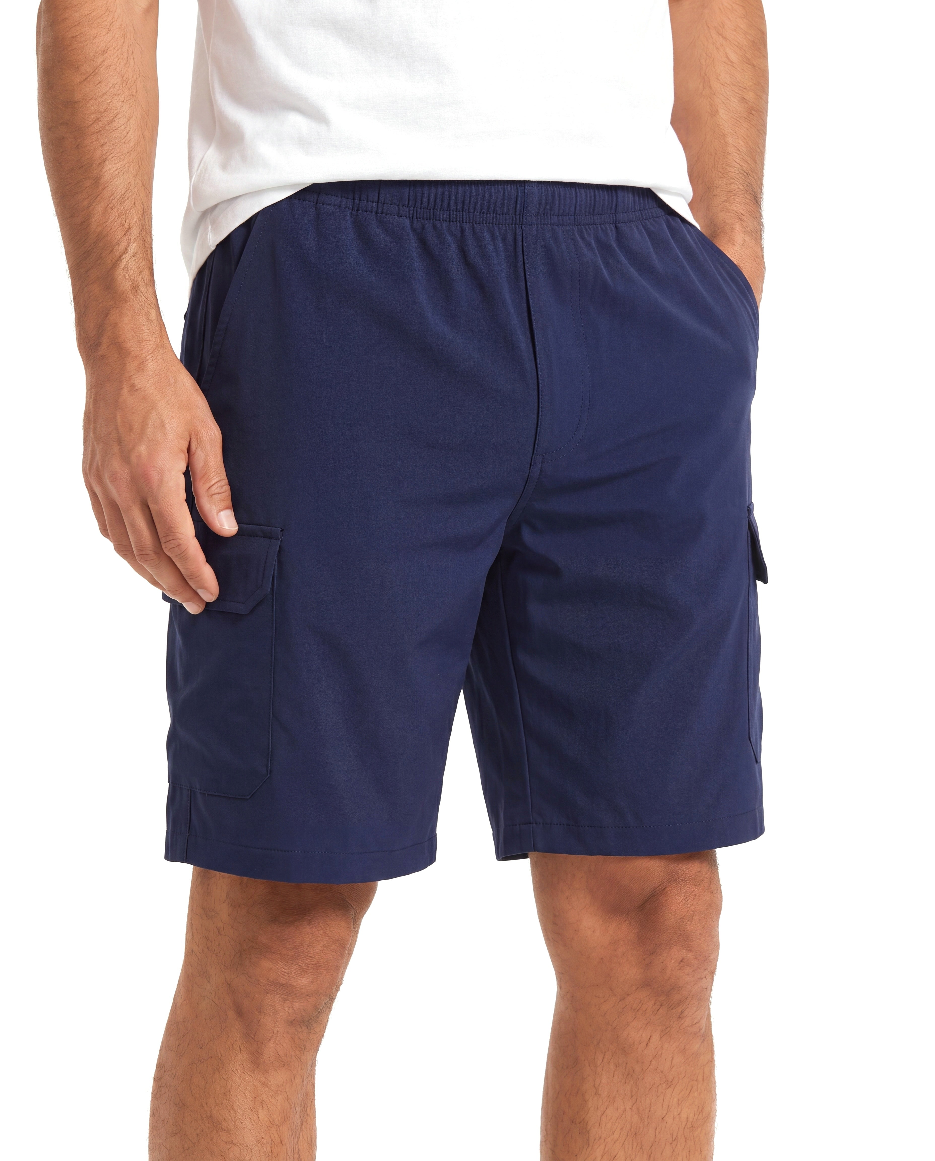 Sneldrogende cargo short met zakdetails Heren