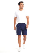 Sneldrogende cargo short met zakdetails Heren