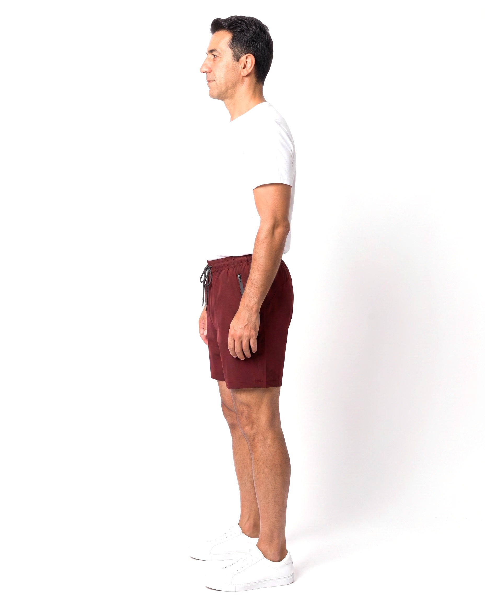 Sneldrogende short met elastische taille Heren