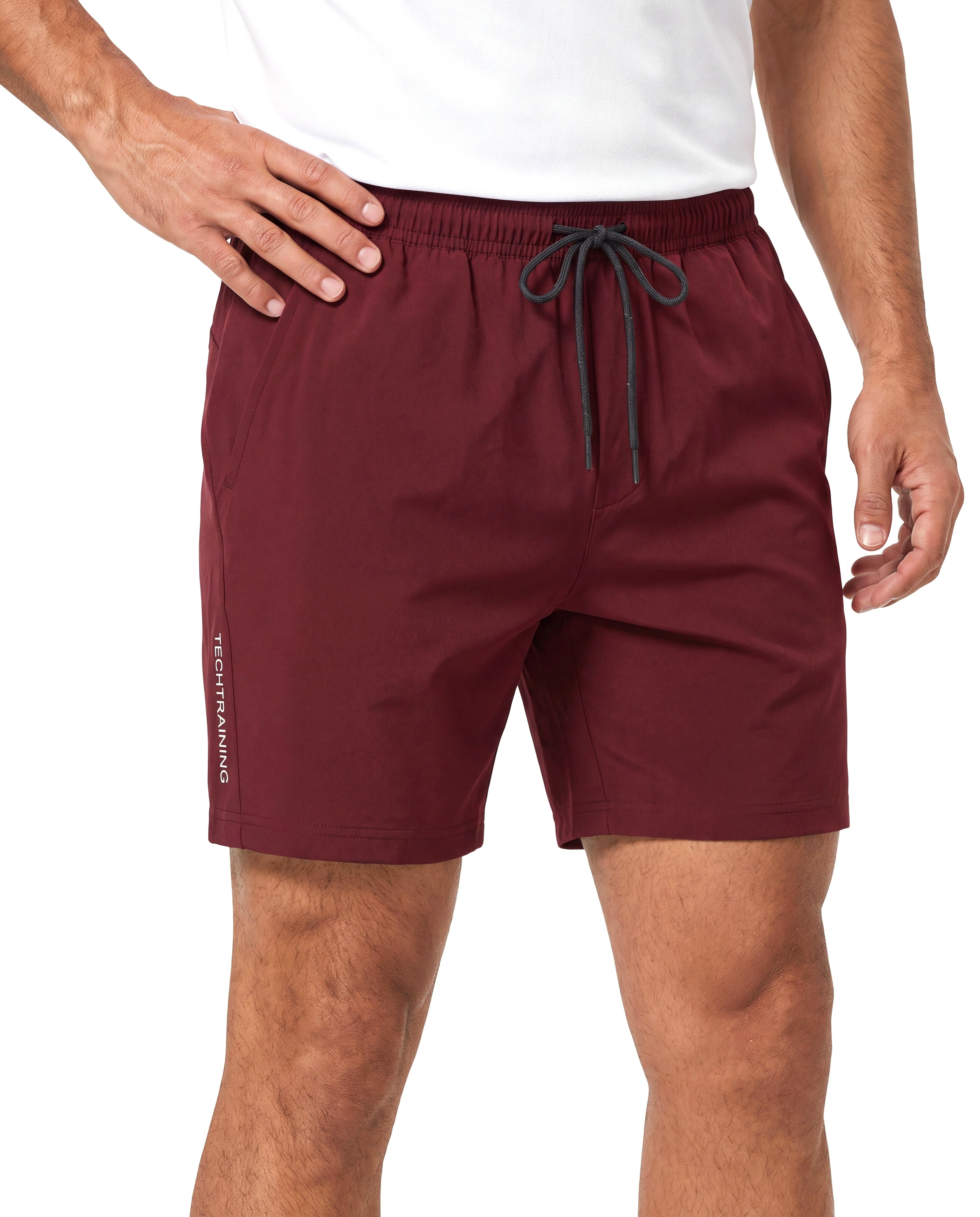 Sneldrogende short met elastische taille Heren