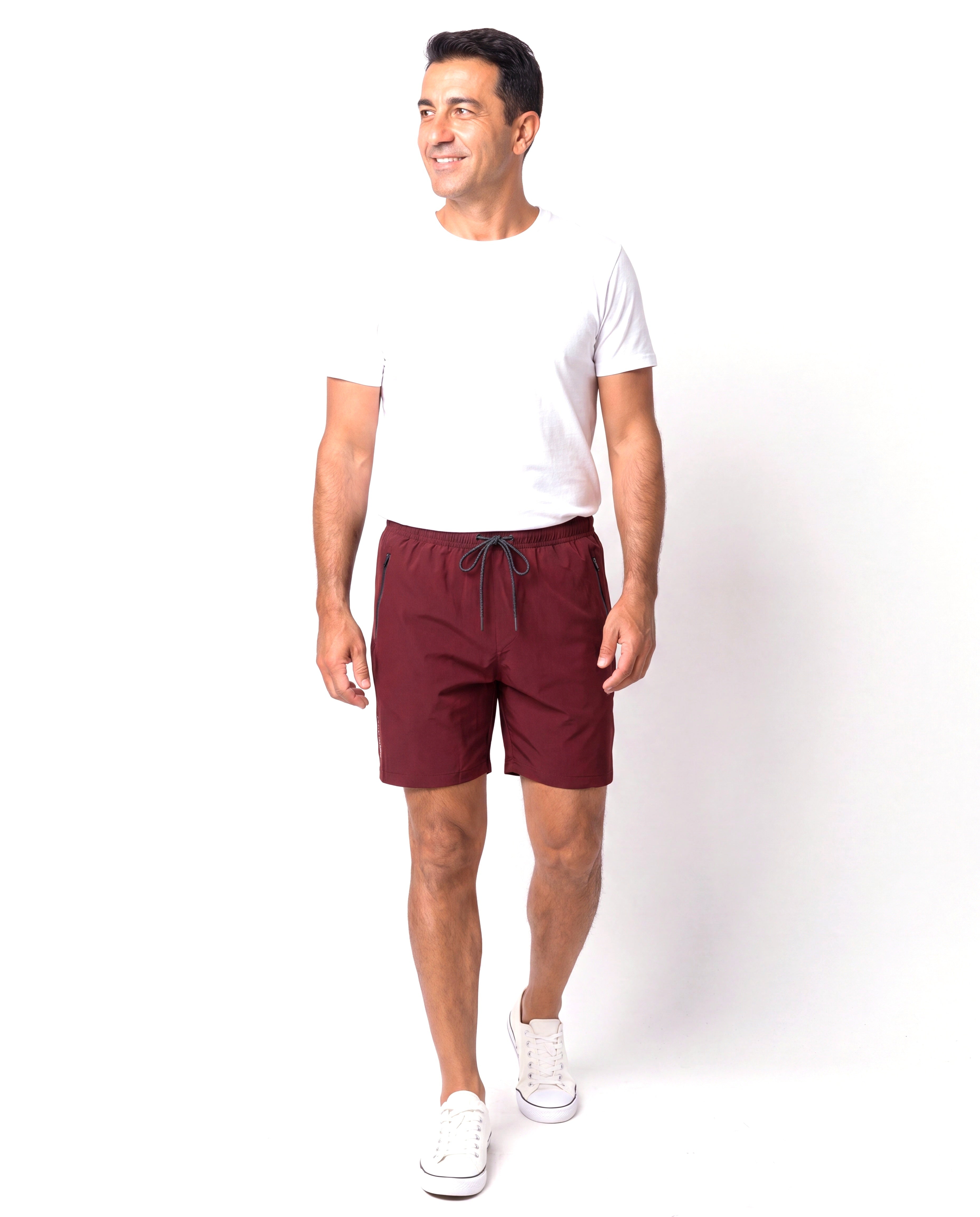 Sneldrogende short met elastische taille Heren