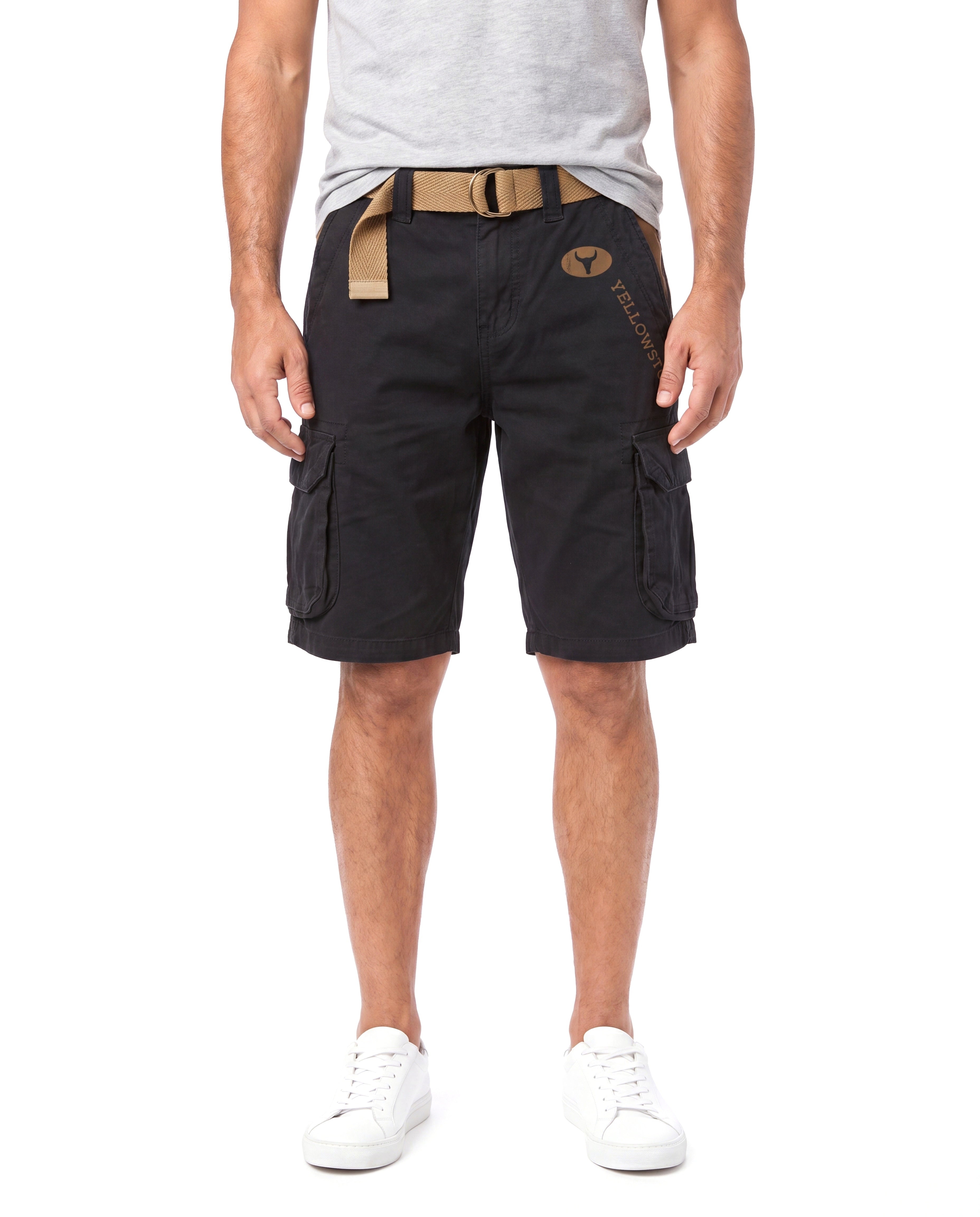Katoenen cargo short met meerdere zakken Heren
