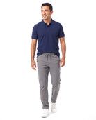 Stretchen sneldrogende broek met elastische band Heren