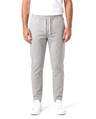 Katoenen chino met elastische taille Heren