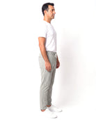 Katoenen chino met elastische taille Heren