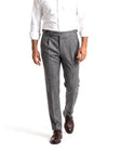 Tweed vrijetijdsbroek met comfortabele pasvorm Heren