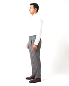Tweed vrijetijdsbroek met comfortabele pasvorm Heren