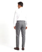 Tweed vrijetijdsbroek met comfortabele pasvorm Heren