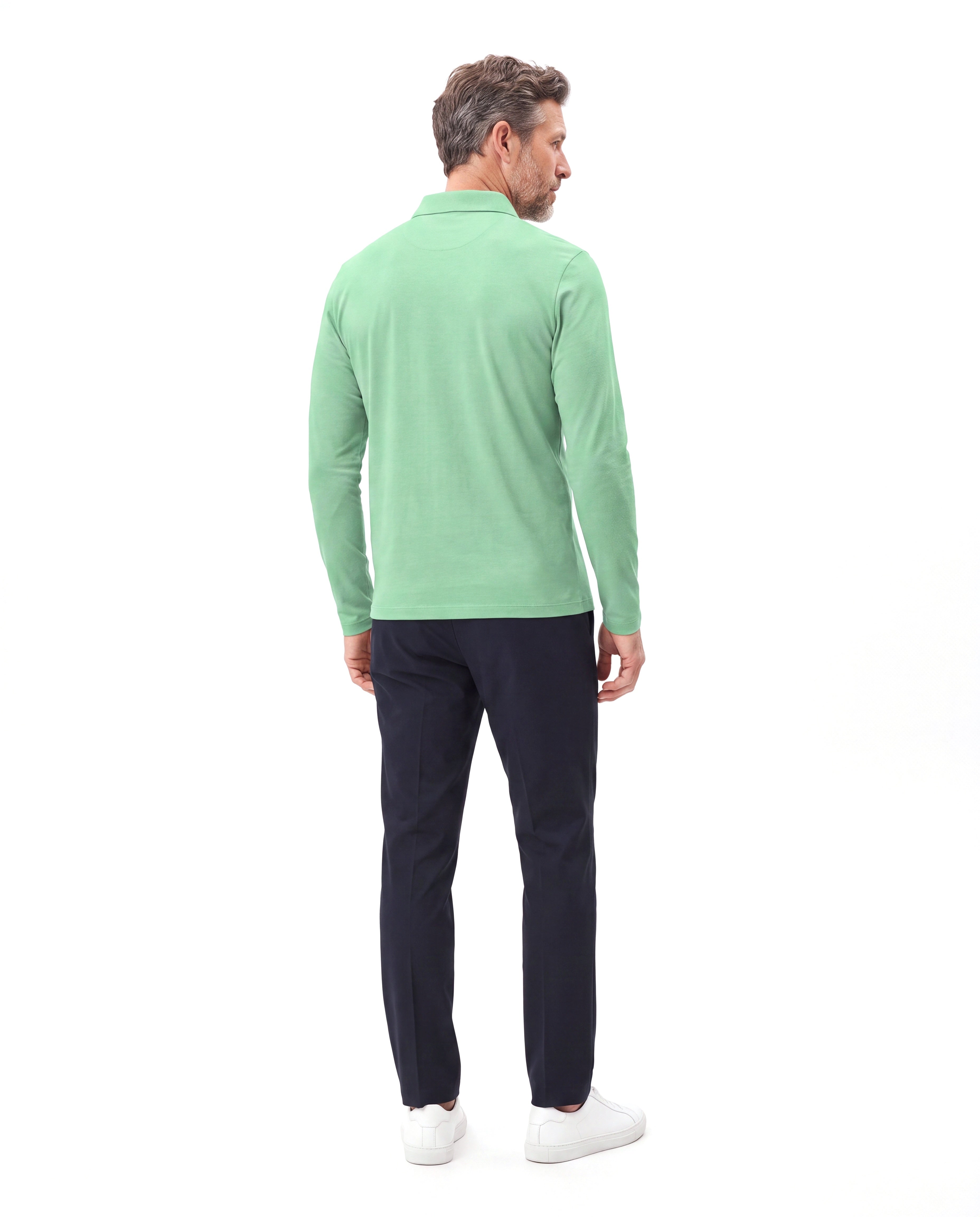 Piqué polo met slim fit Heren