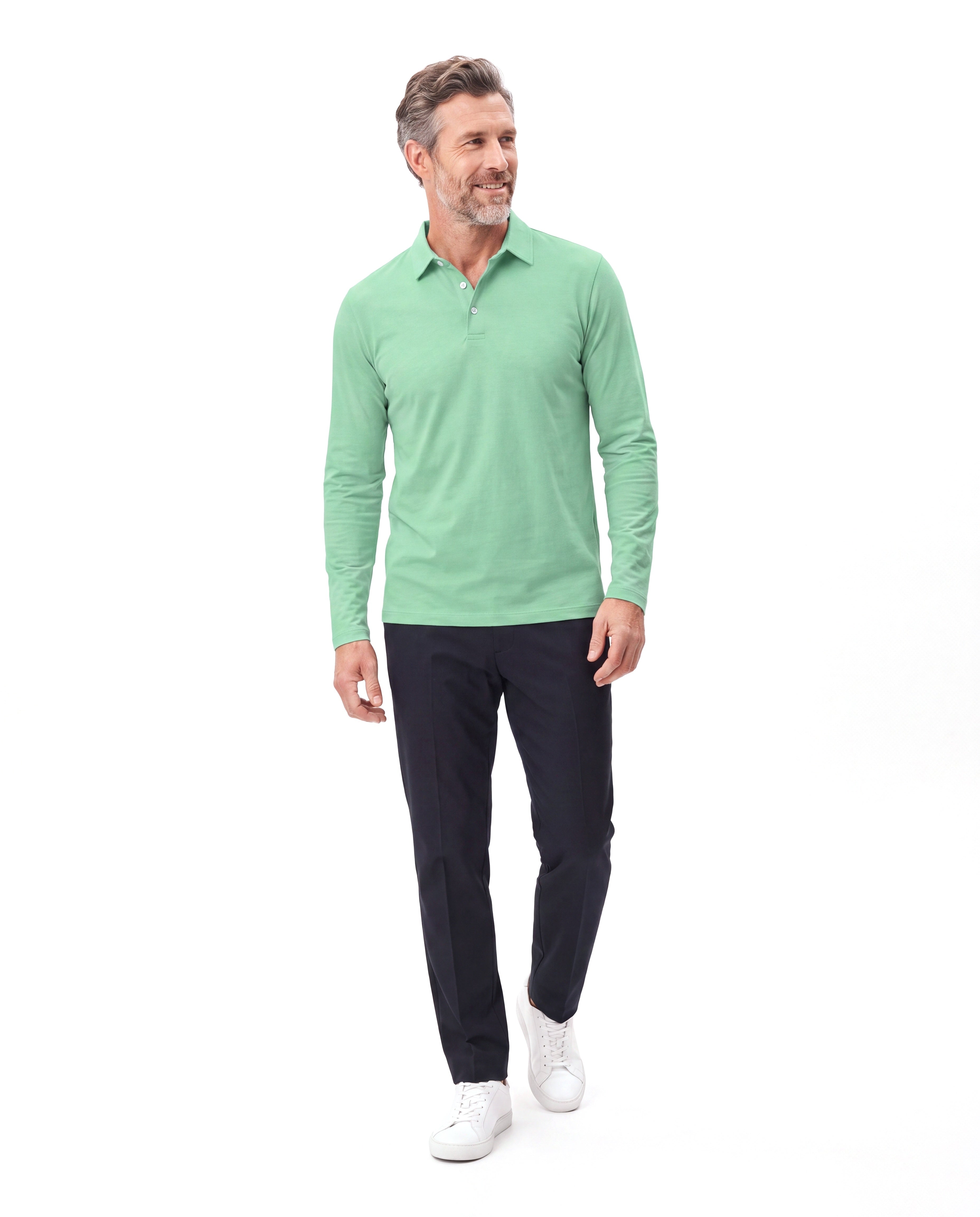 Piqué polo met slim fit Heren