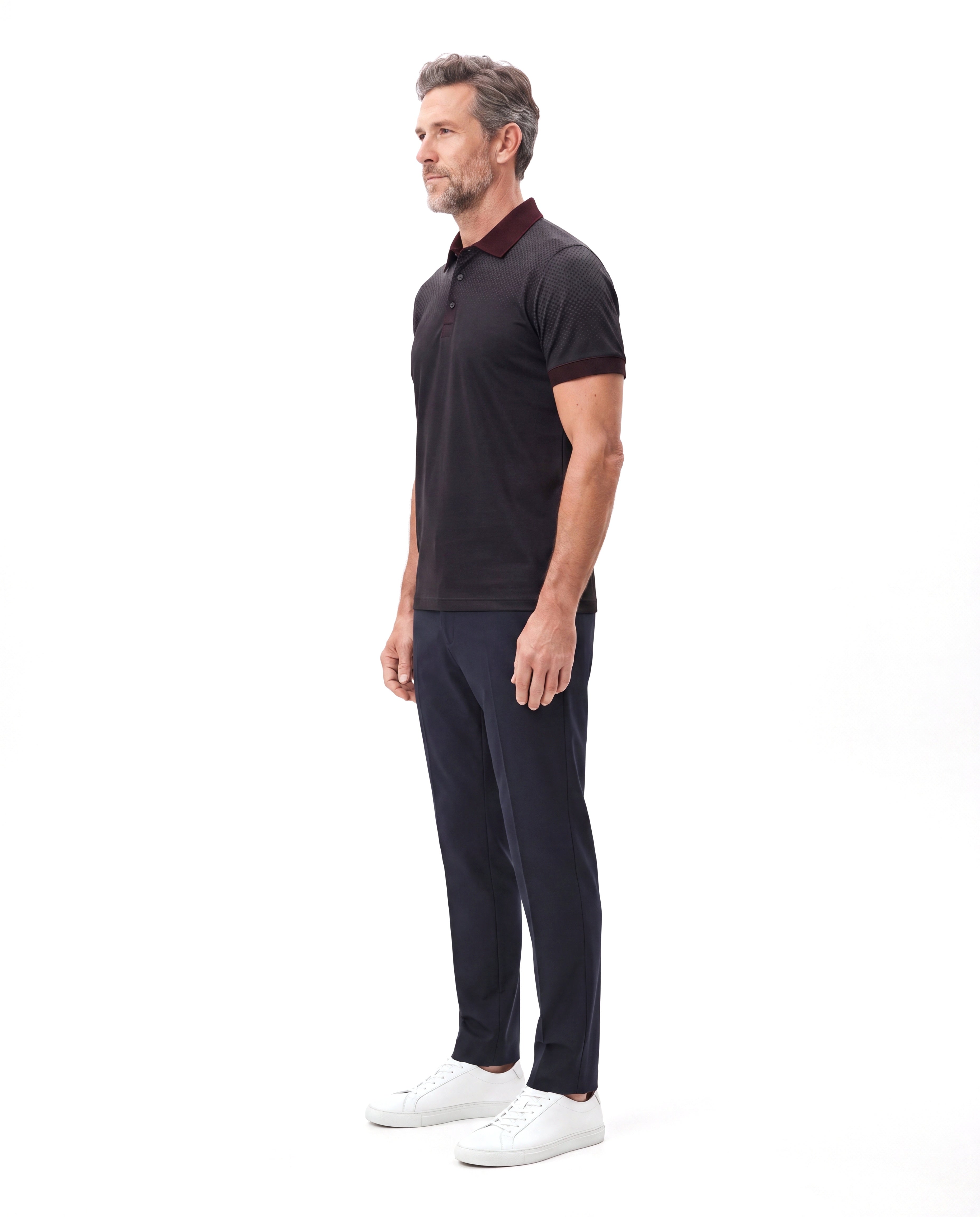 Katoenen poloshirt met korte mouw Heren