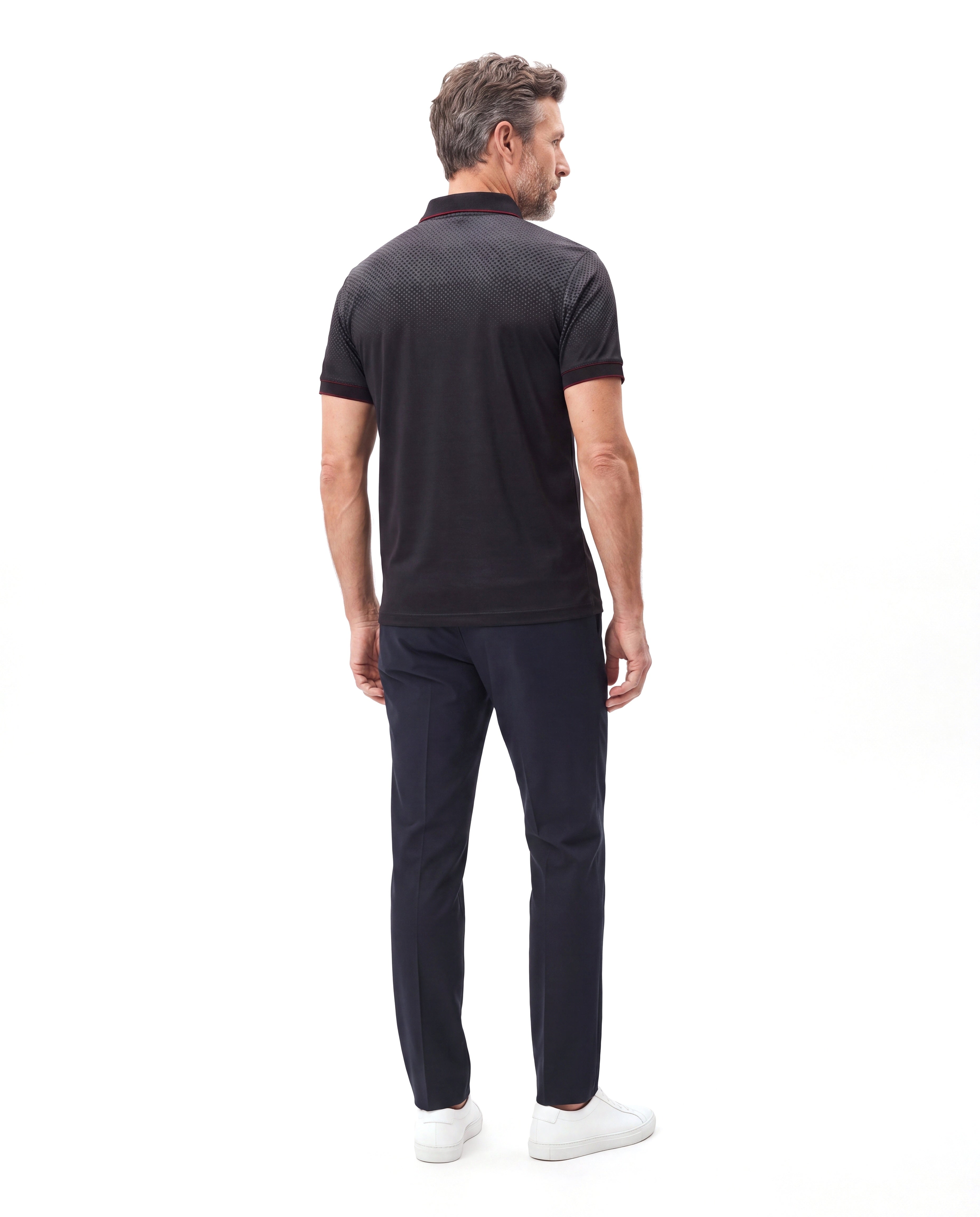 Katoenen poloshirt met korte mouw Heren