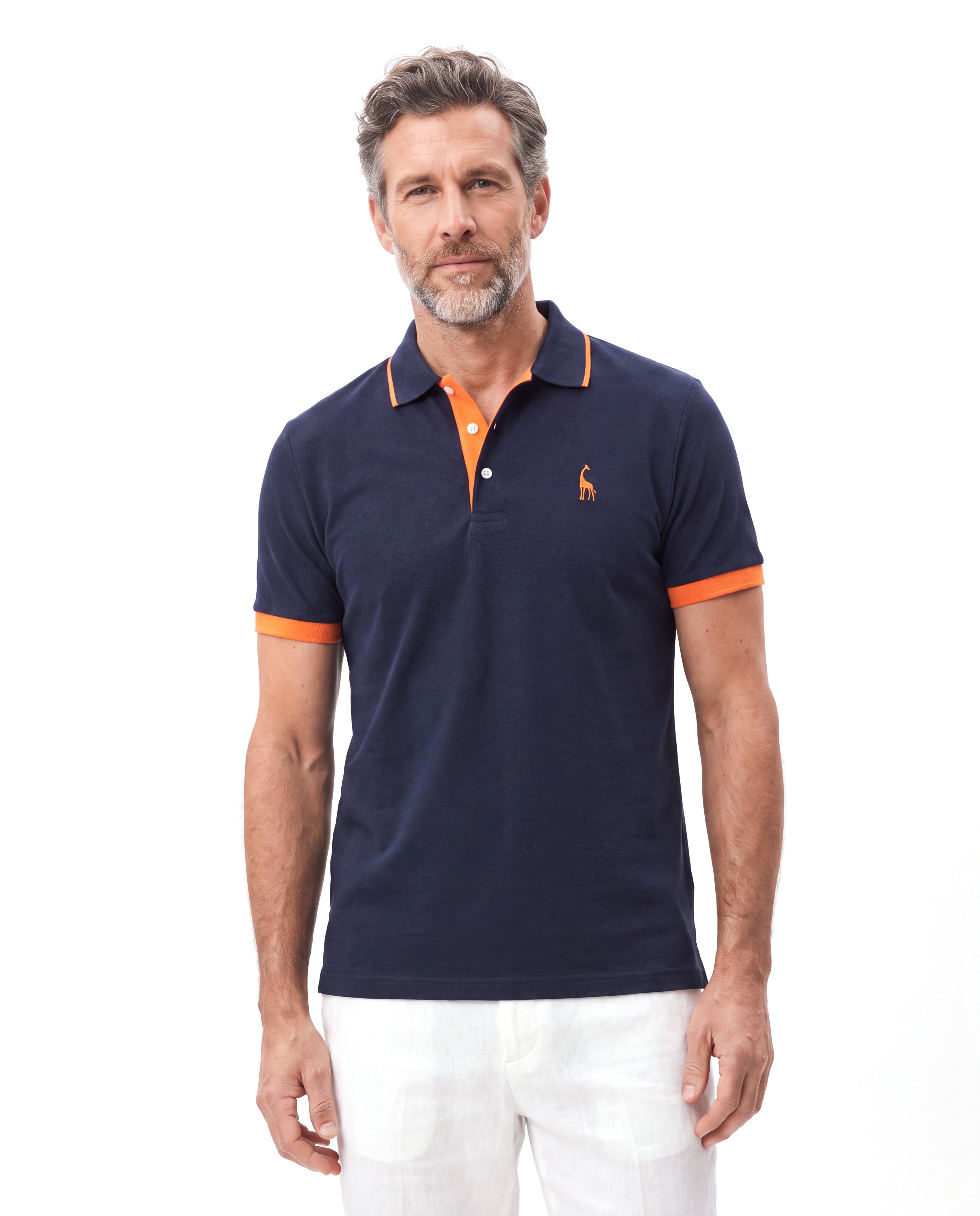 Piqué polo met korte mouw Heren