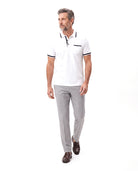 Katoenen polo met slim fit pasvorm Heren