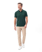 Katoenen poloshirt met fijne piqué structuur Heren