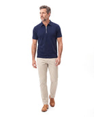 Luxe polo met ritssluiting Heren