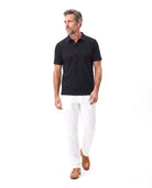 Kreukvrije polo met stretch comfort Heren