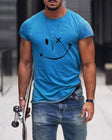 Katoenen T-shirt Heren Smiley