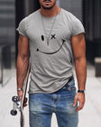 Katoenen T-shirt Heren Smiley